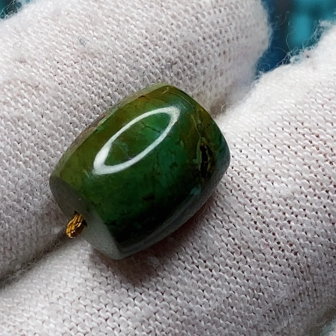 绿松石未镶嵌天然原矿 带武汉地大证书