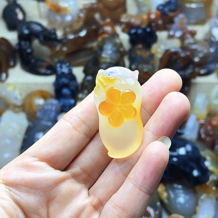 玛瑙/玉髓饰品未镶嵌时*泉