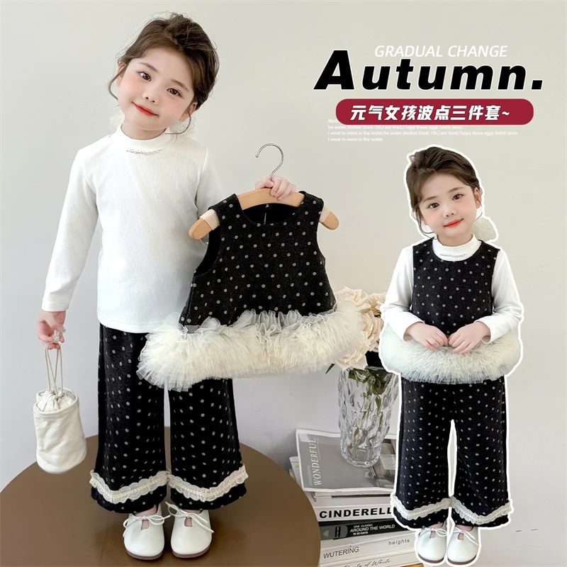 宝宝外出服超萌秋装韩范韩版春秋女童可爱休闲洋气时尚百搭套装