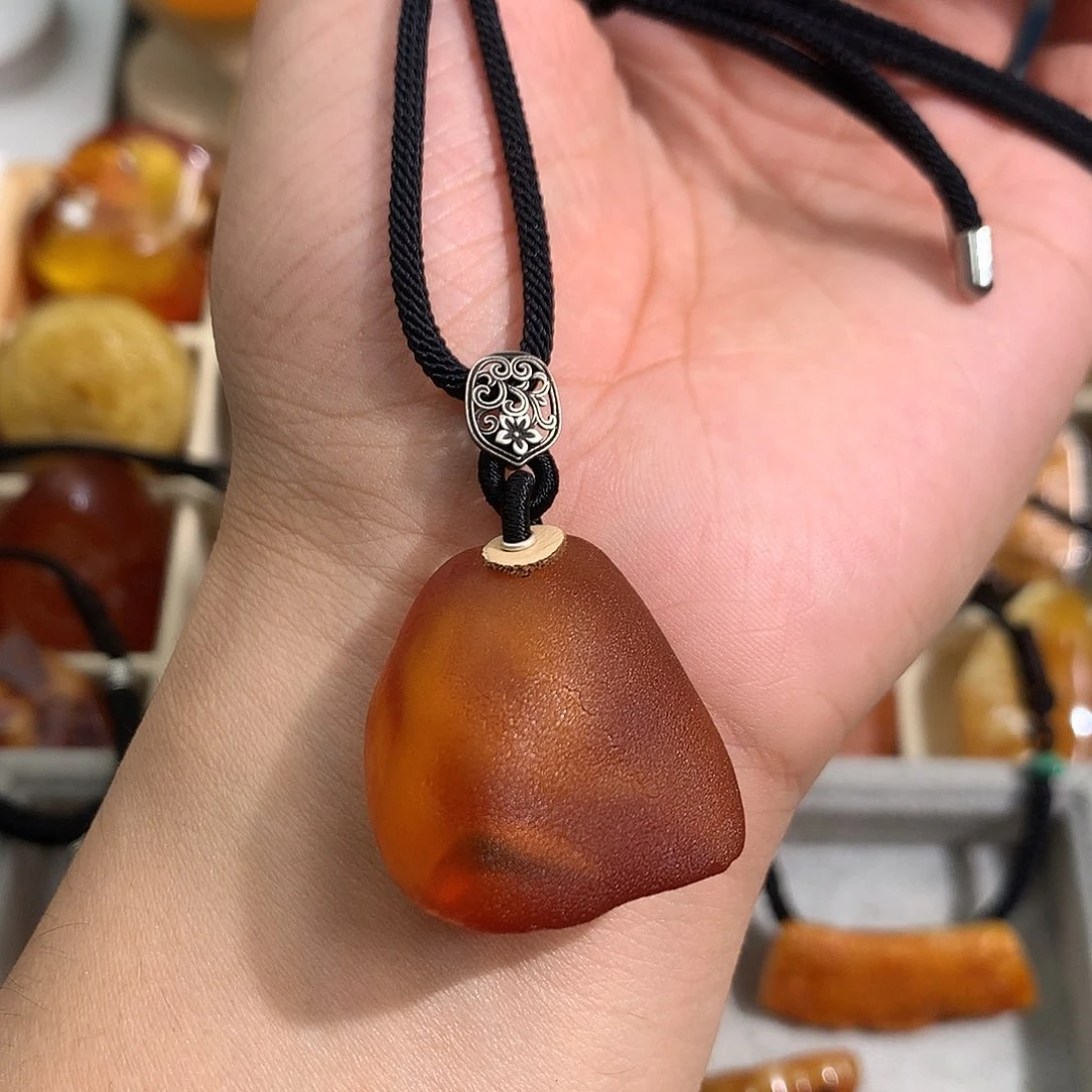 蜜蜡裸石未镶嵌你