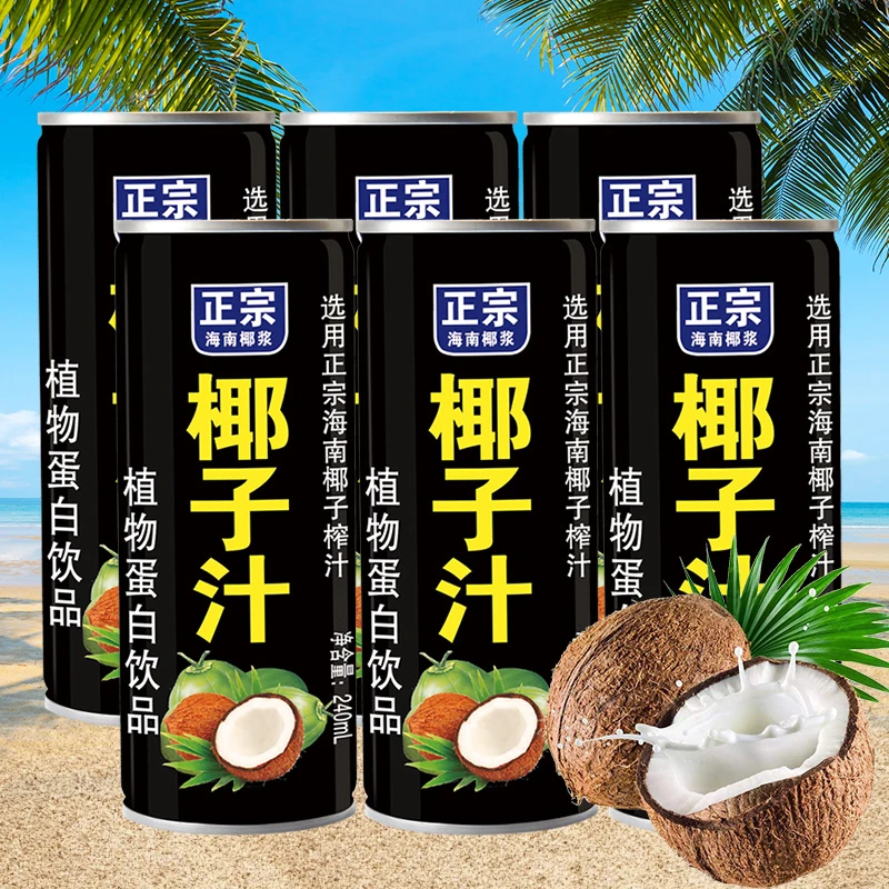 正宗椰子汁饮品罐装风味 休闲聚餐饮料DD