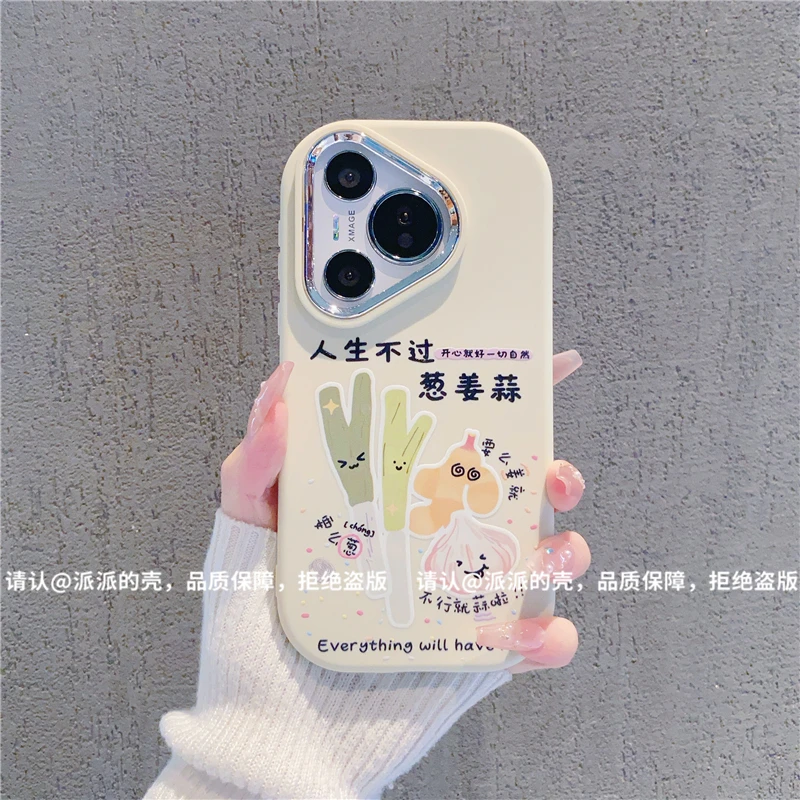 （华为P系列）银镜小胖墩适用华为Pura70/华为P60/P50/P40手机壳潮