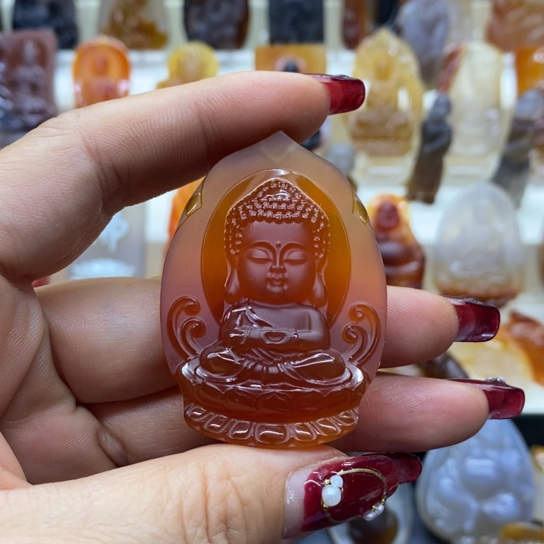 未镶嵌吊坠(赠链)玛瑙/玉髓玉***?吊坠