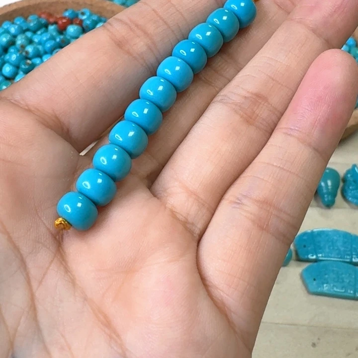 精***儿未镶嵌绿松石配饰