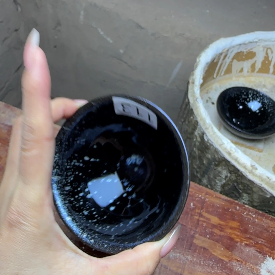 茶盏文凤窑柴烧现场开窑！！！