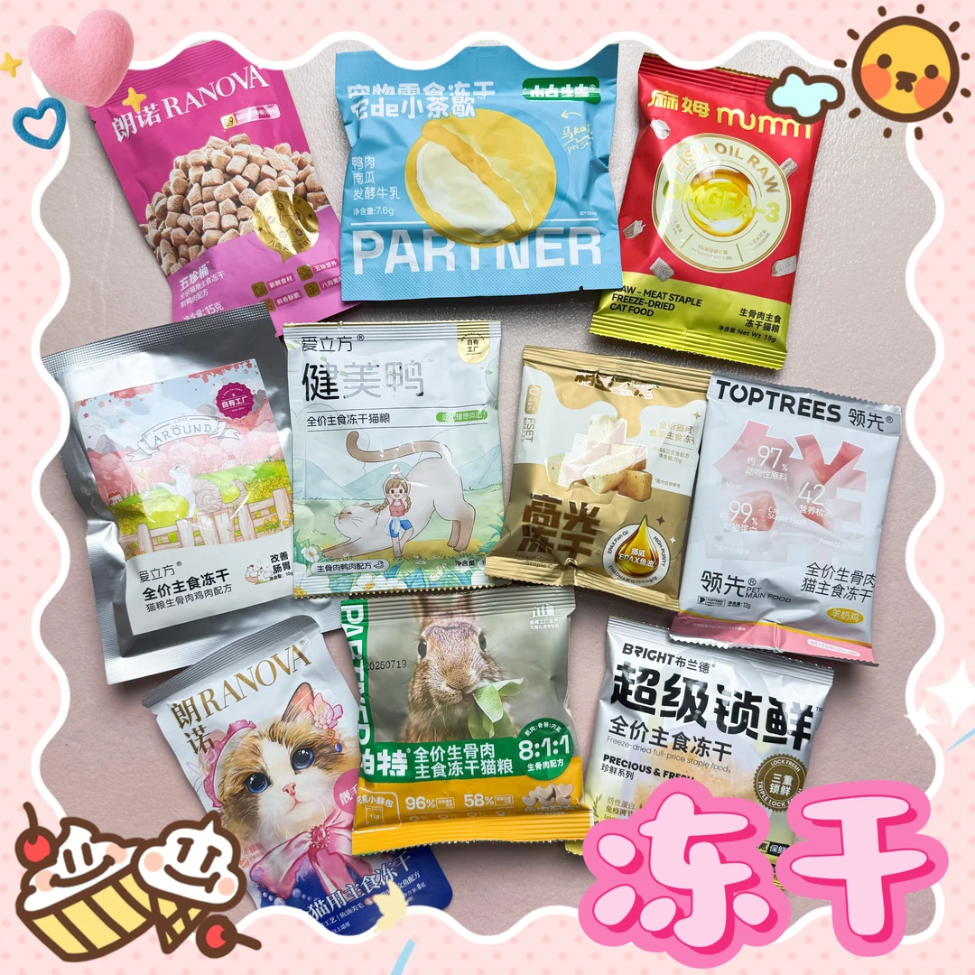 猫咪 - 冻干(小包便携装，拆后NO退换）