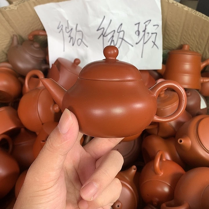 原矿朱泥茶具茶壶家用120