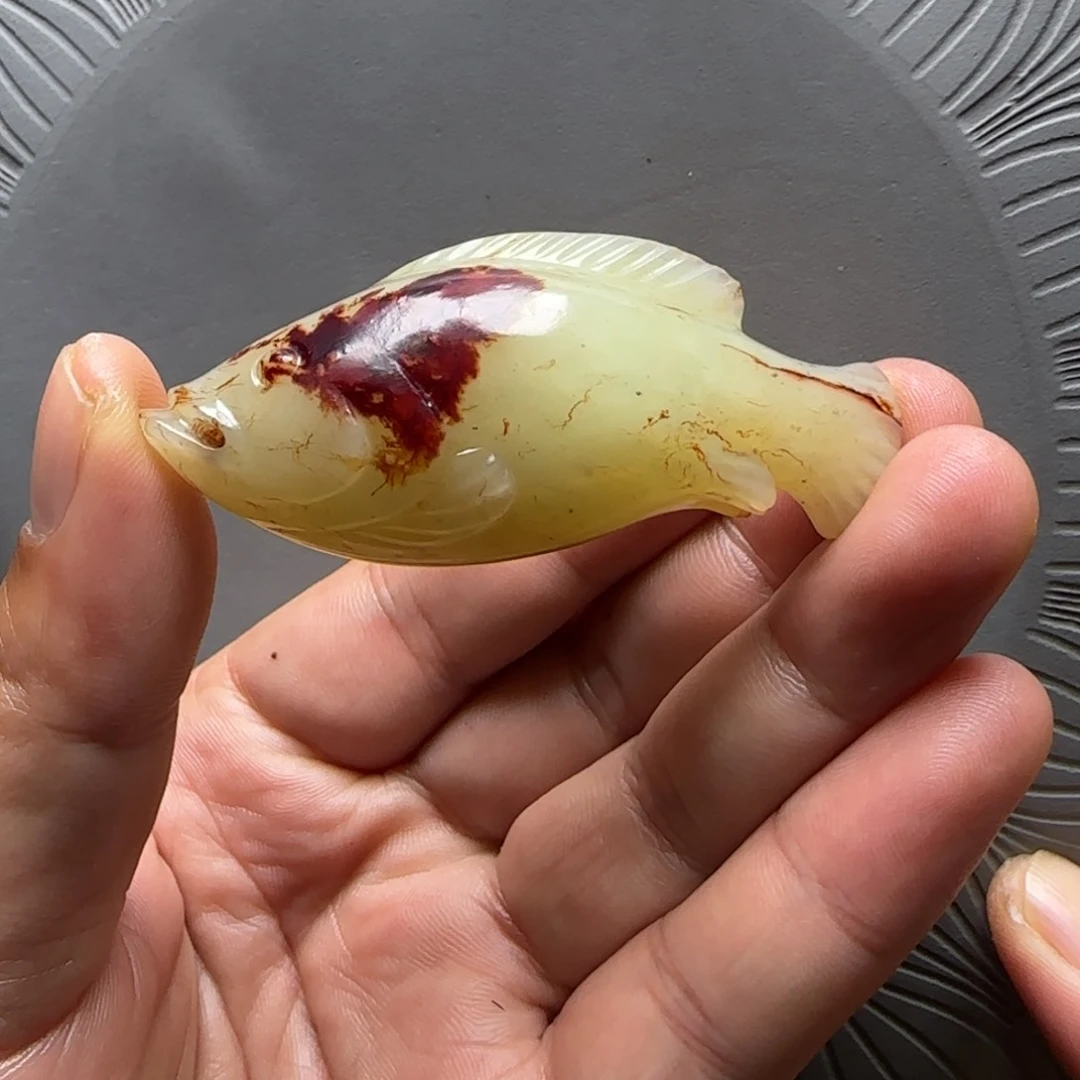 和田玉挂件未镶嵌蓝*人