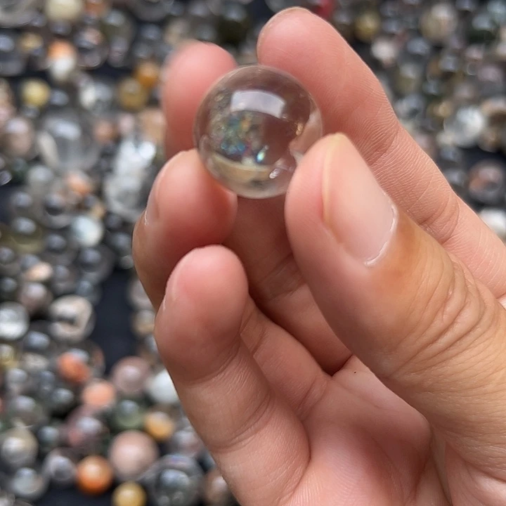 水晶手链未镶嵌代****7定制通孔不退不换