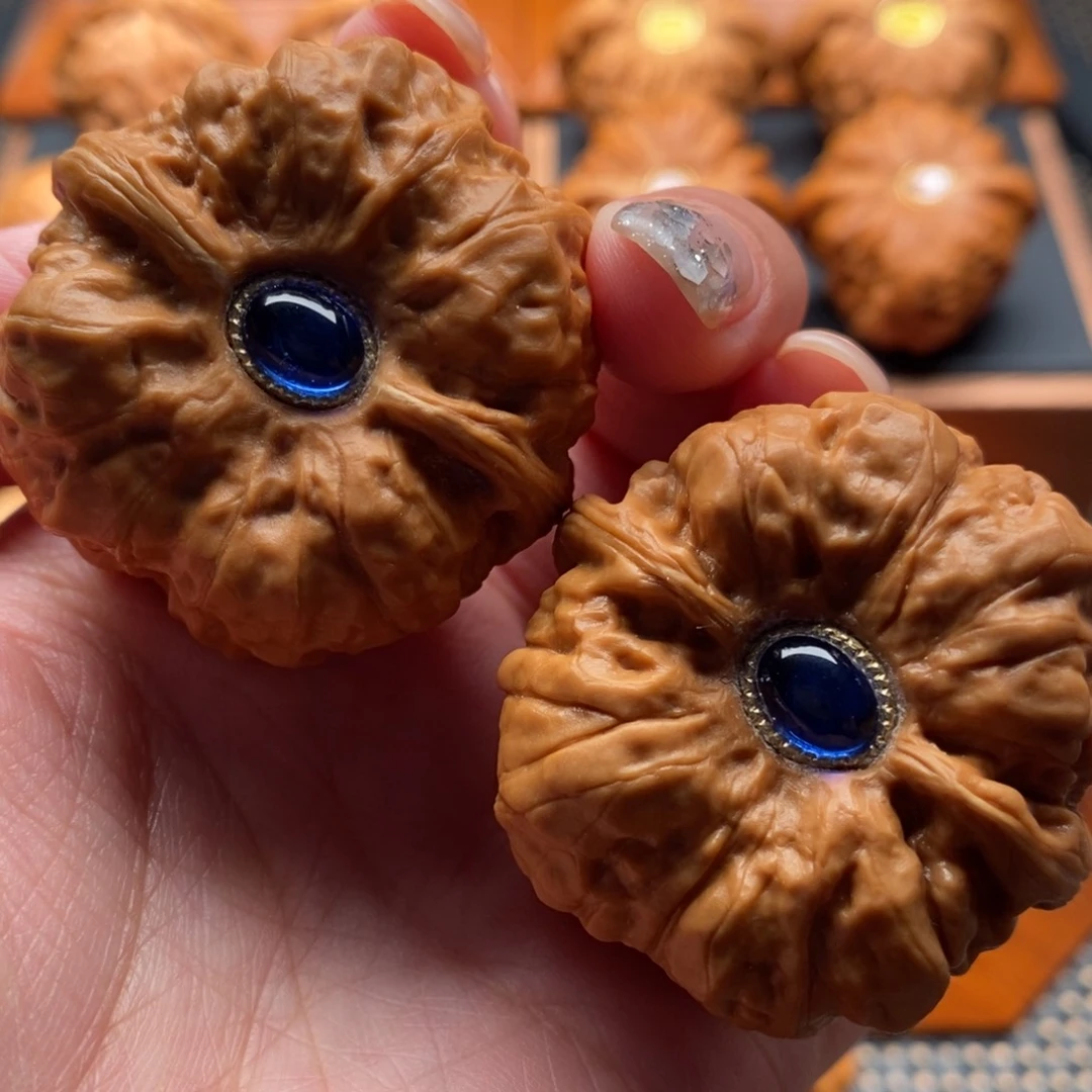 文玩核桃把件41尺寸蛤蟆头