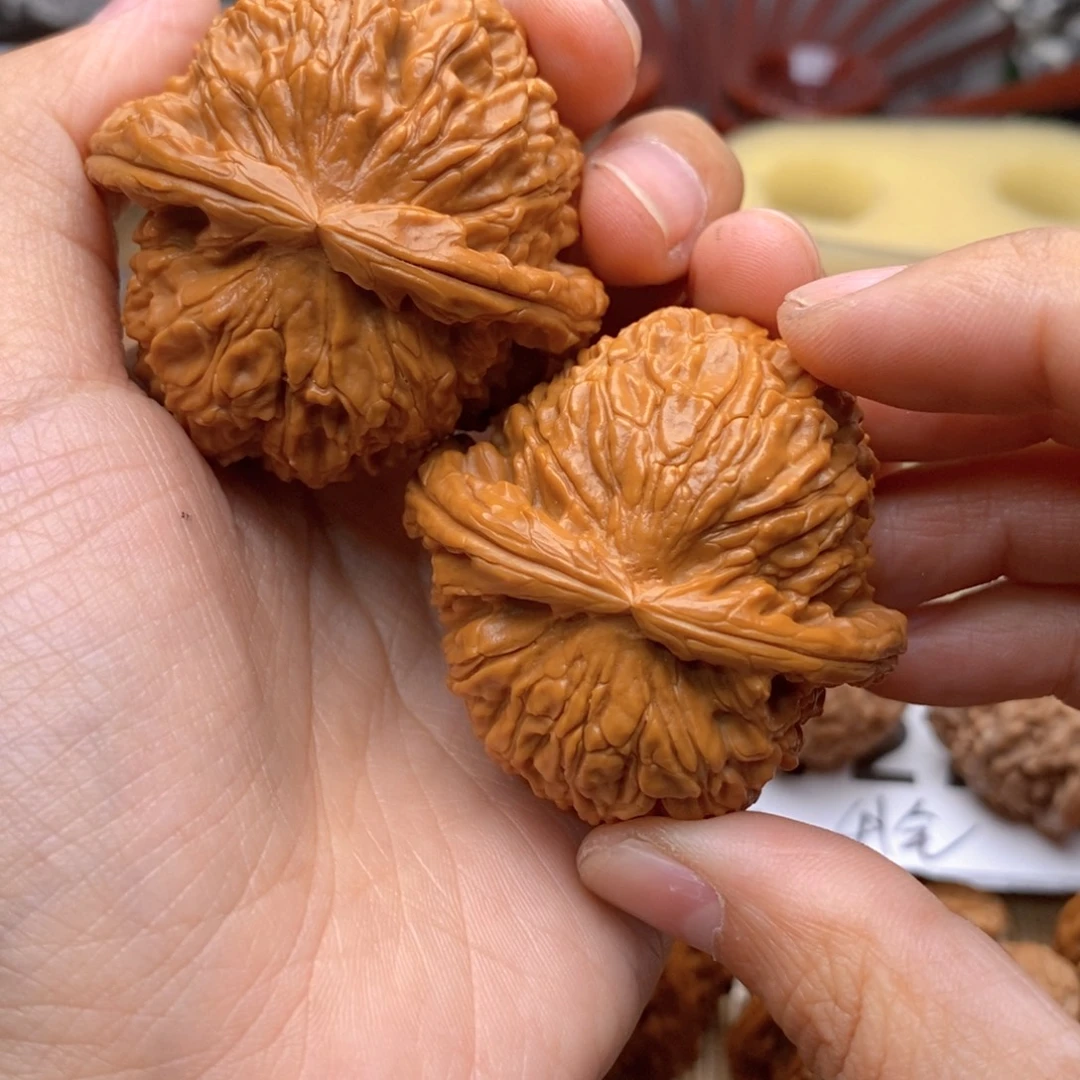 文玩核桃把件743号45白