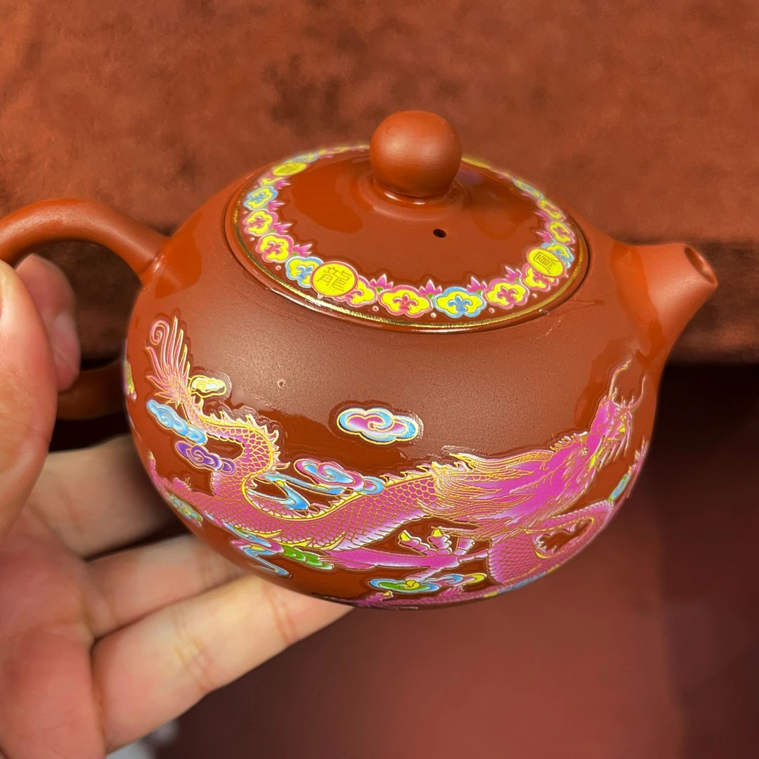 朱泥变色壶凤鸣壶（带证书）