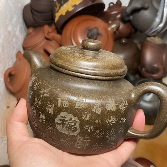 全手工制作宜兴紫砂壶