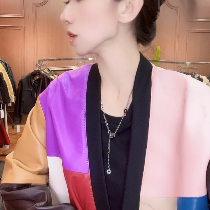 90……125斤皮衣外套