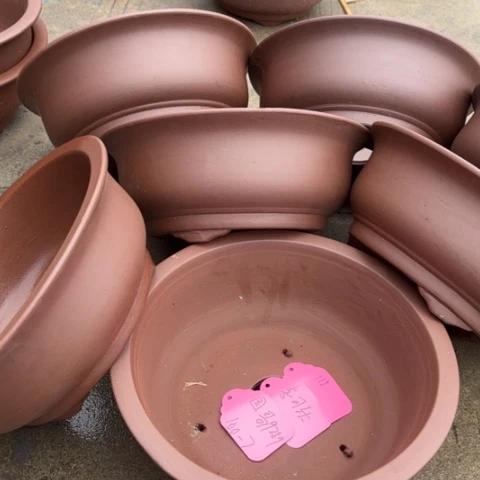 紫砂花盆100-7。    27-11