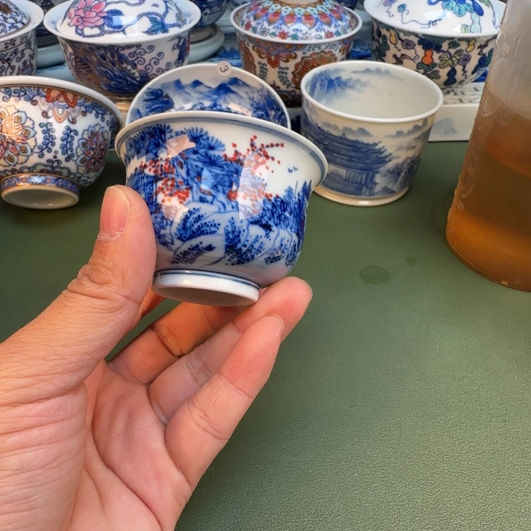 纯手工纯手绘茶具石头19