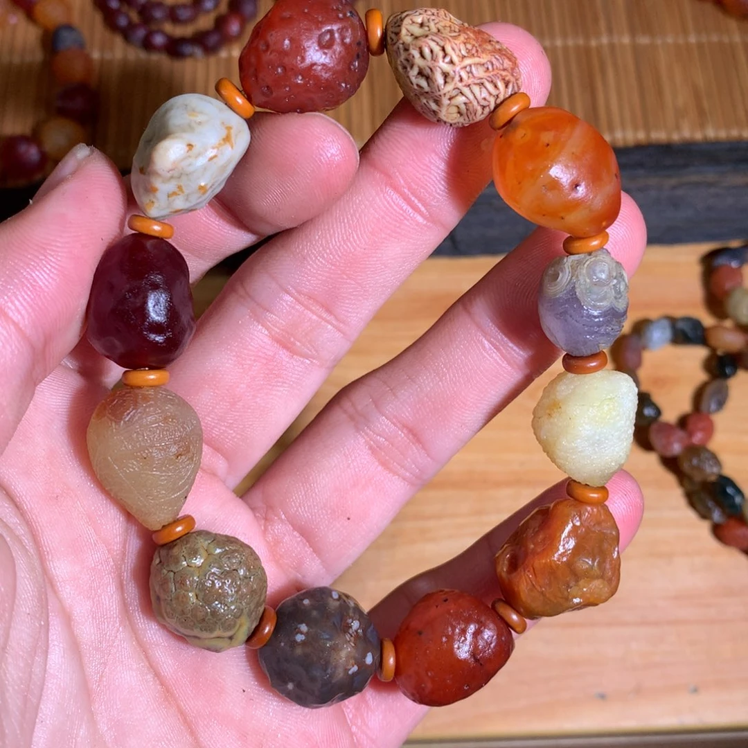 玛瑙/玉髓未镶嵌手链