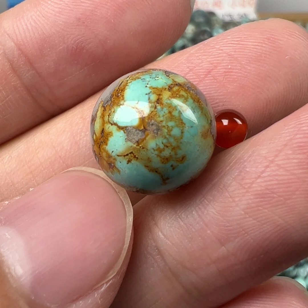 南红玛瑙配饰未镶嵌卡13.5