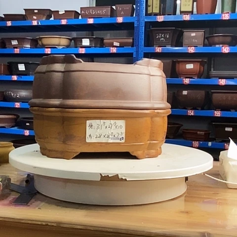 紫砂花盆宜兴紫砂工艺品