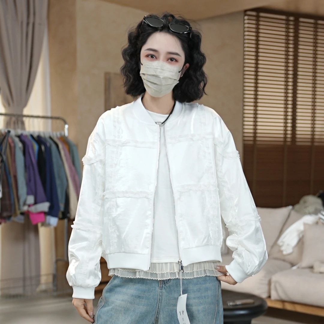 N03  春季新款外套慵懒风外套女休闲长袖大版春秋时尚外套