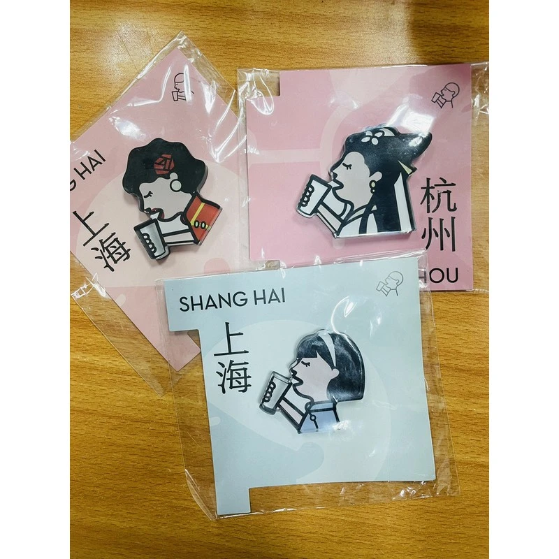 现货喜茶限量城市限定磁吸冰箱贴杭州上海苏州北京天津佛山宁波