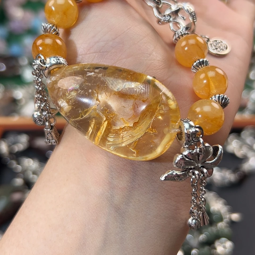 水晶手链合金晨*手串