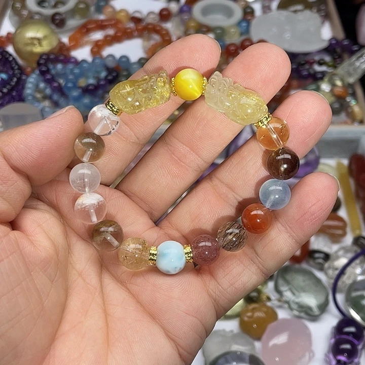 手链未镶嵌水晶多宝