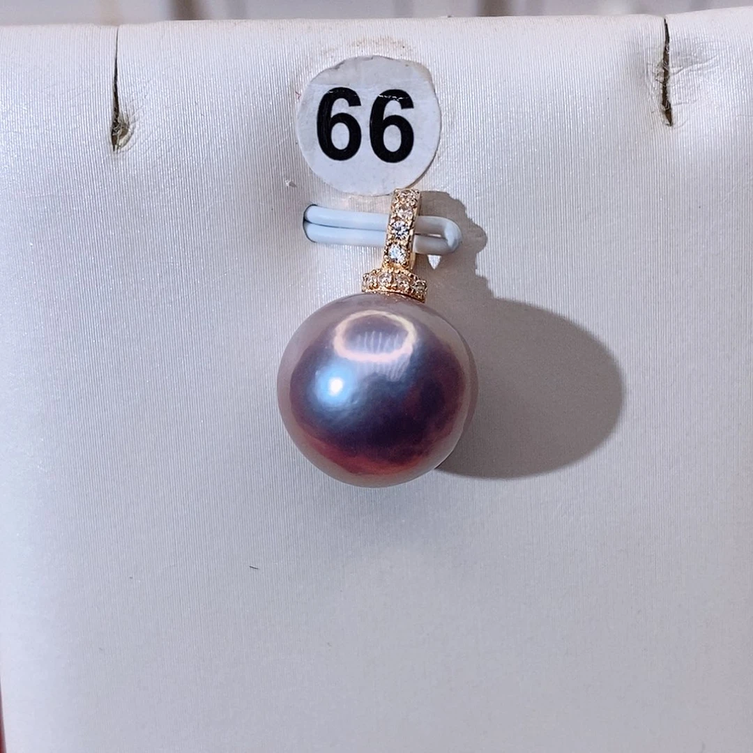 颈饰银S925镶嵌淡水珍珠晓*