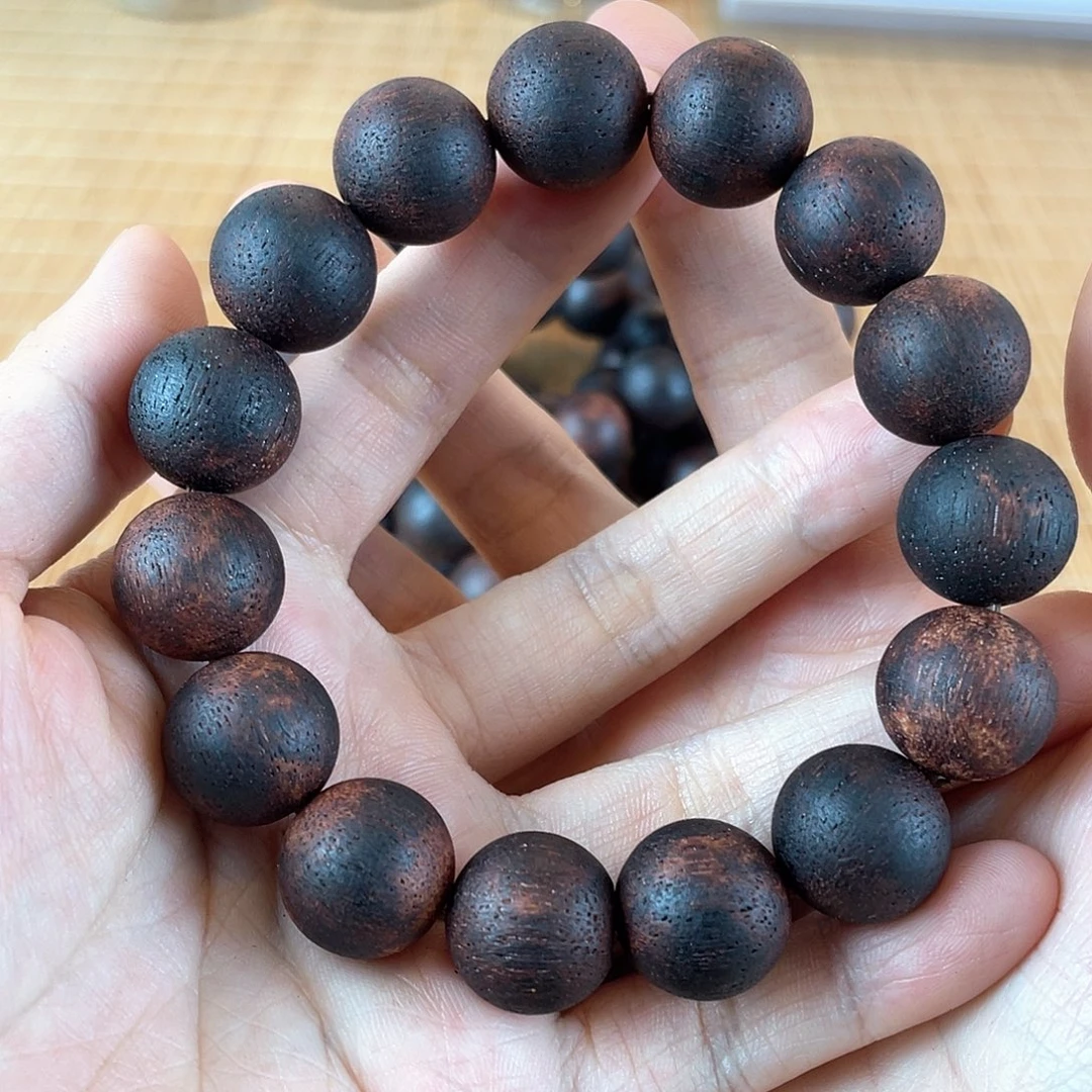 降真香手串/手链1.5黄油糖结棋楠花香