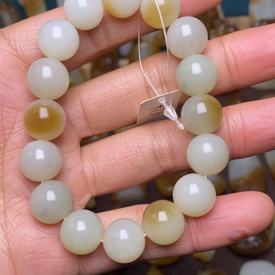 和田玉吊坠(不含链)未镶嵌叶*新疆和田玉且末料