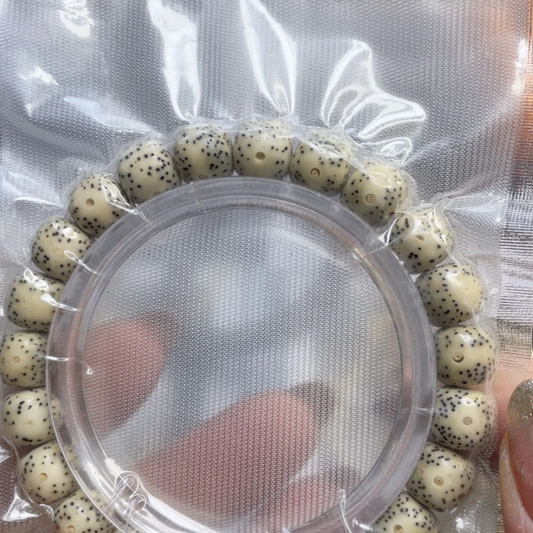 手串星月菩提糯冰奶奶灰大眼睛尺寸10