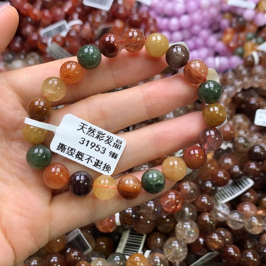 水晶手链未镶嵌，