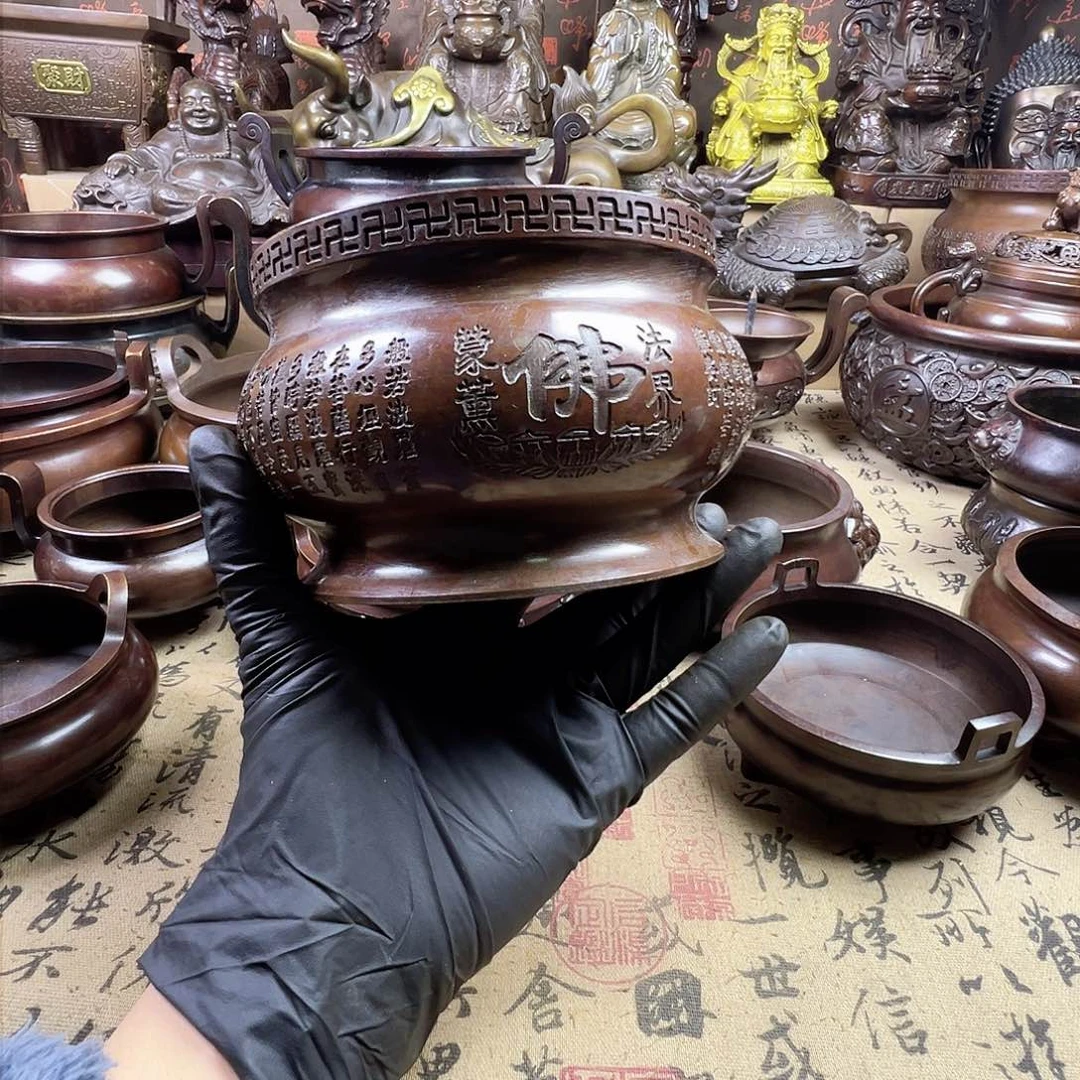 香炉 家用供香炉 风水摆件 聚宝盆 家居摆件