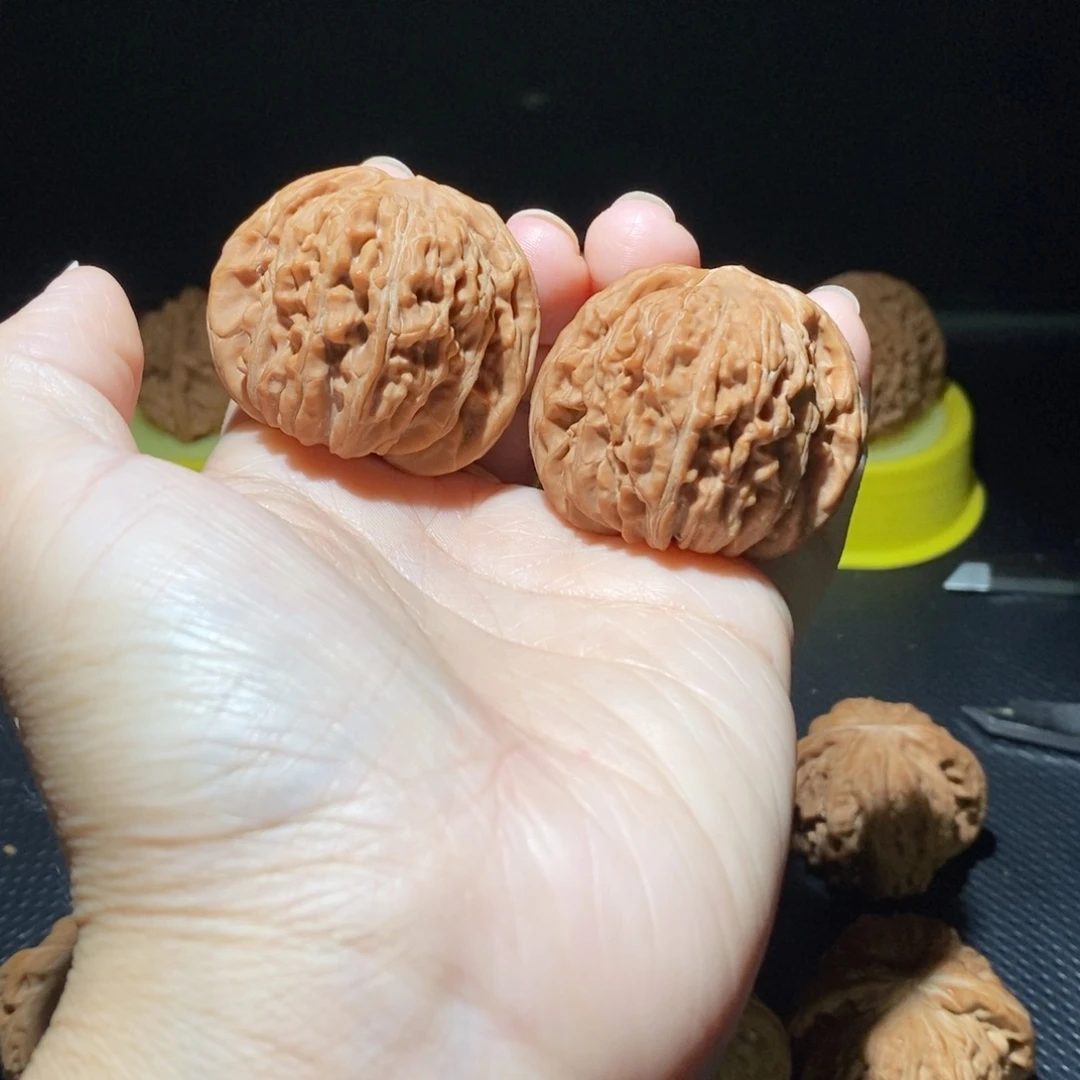 把件文玩核桃四座楼