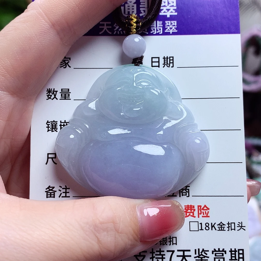 颈饰未镶嵌翡翠佛公49