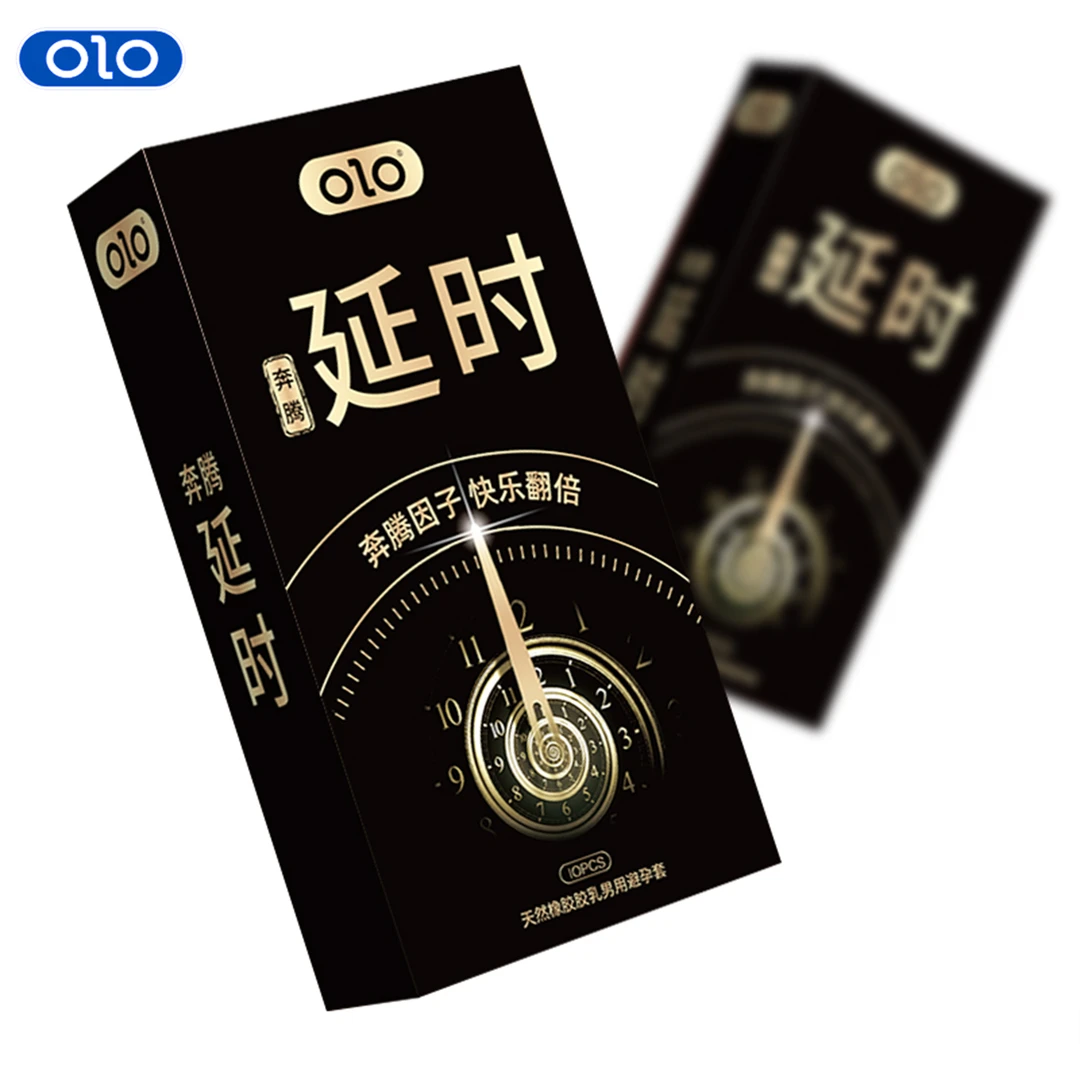 奔腾延时OLO国家延时专利认证持久控时超薄001狼牙0.01颗粒螺纹官方旗舰店正品夫妻计生情趣用品天然橡胶胶乳男用避孕套