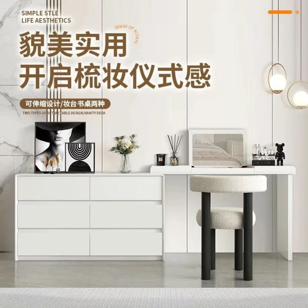 C1-新款带翻镜旋转电视柜客厅卧室简约化妆桌梳妆台卧室