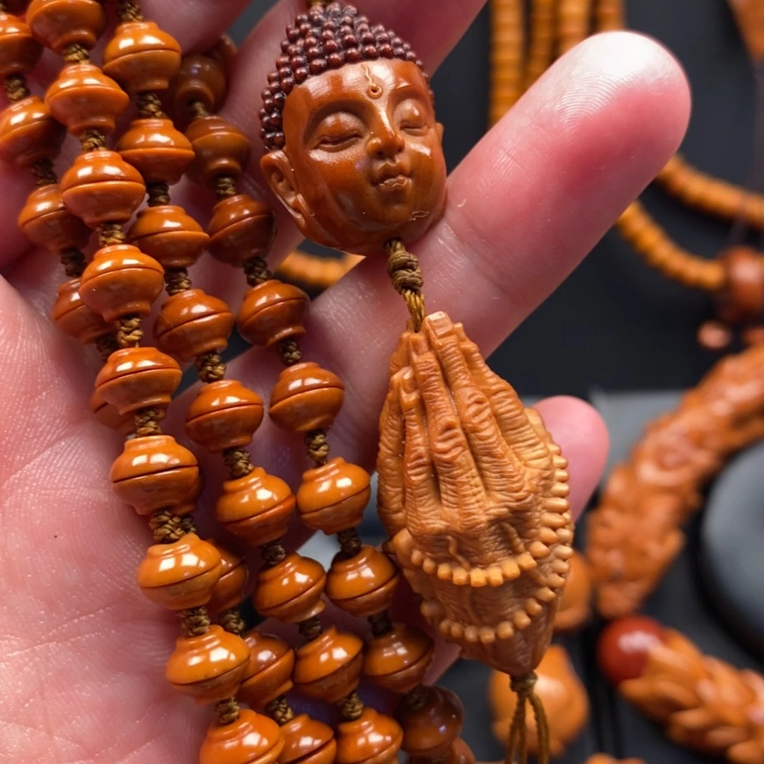 手串橄榄核一心向佛