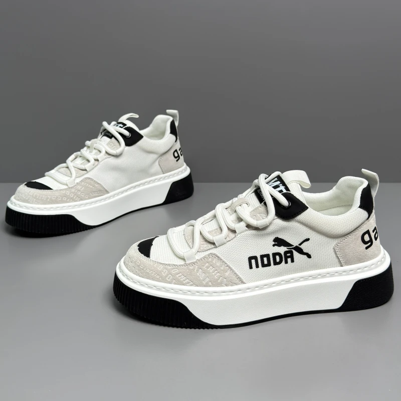 意式『DMXUXM』轻松搭配~匠心制作~新款厚底百搭休闲运动小白鞋男潮