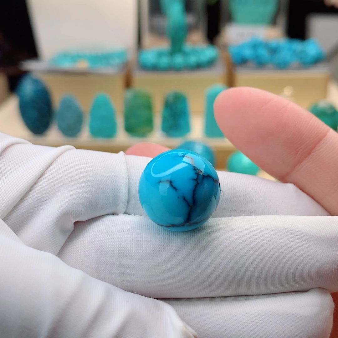 绿松石未镶嵌挂件