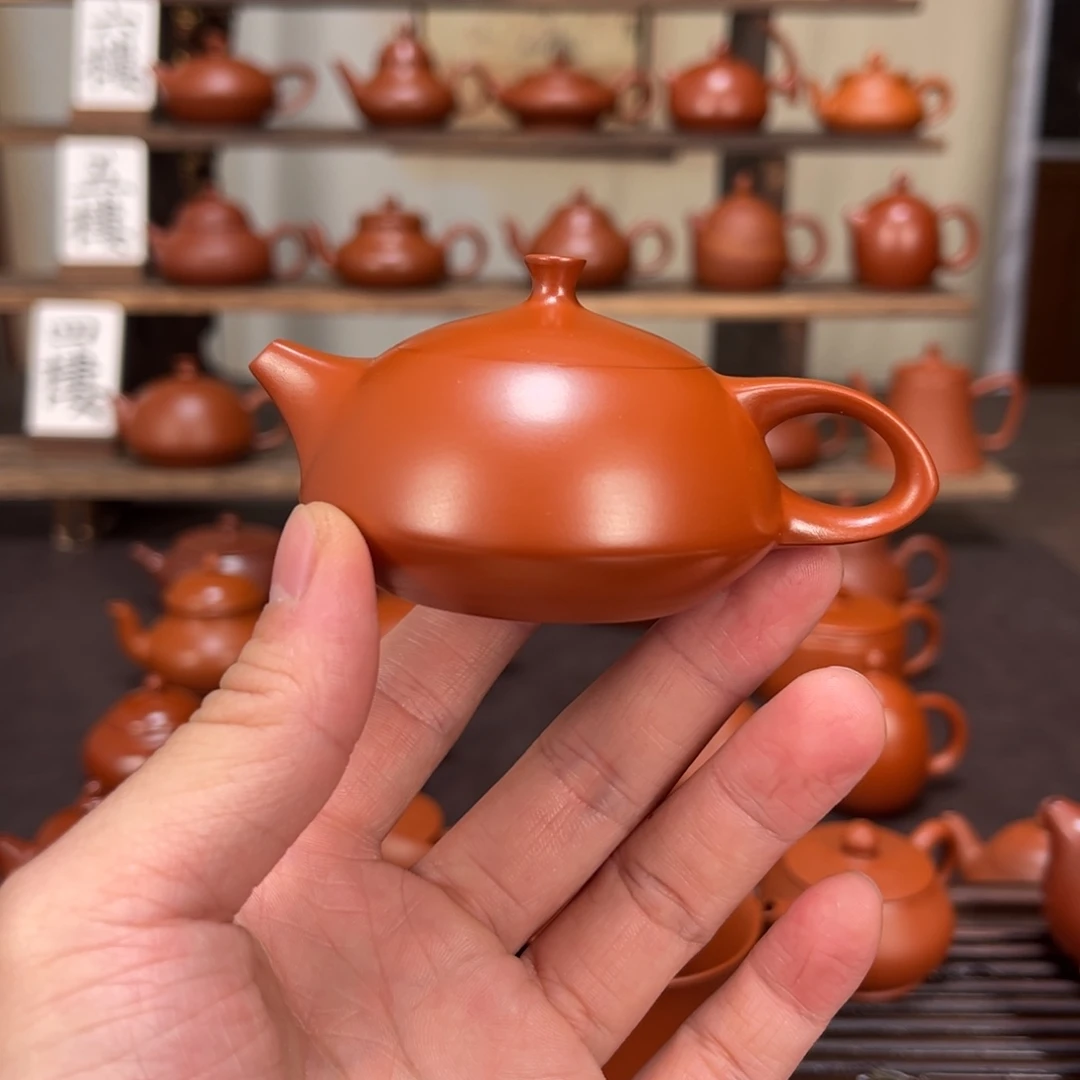 ❥***呀茶壶紫砂精工玉兔55cc