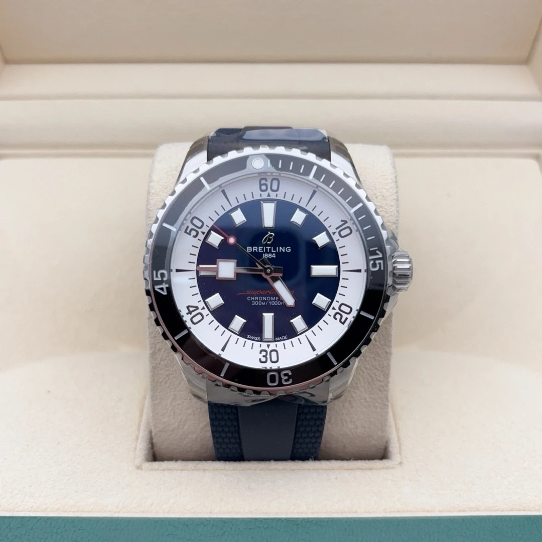 全新未使用 BREITLING/百年灵 22年12月全新/超海洋A17376211C1S1