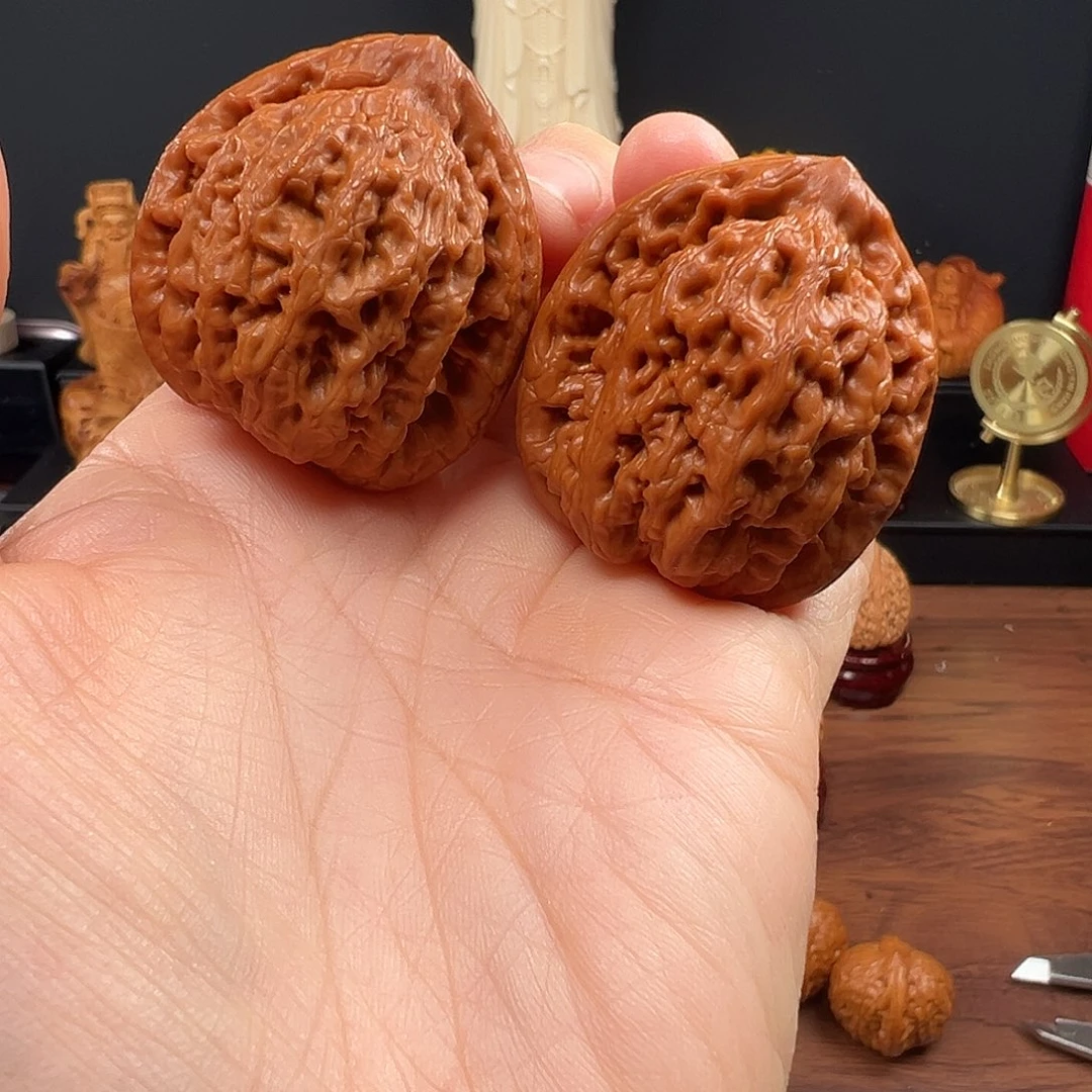 吊坠文玩核桃38全品金公子