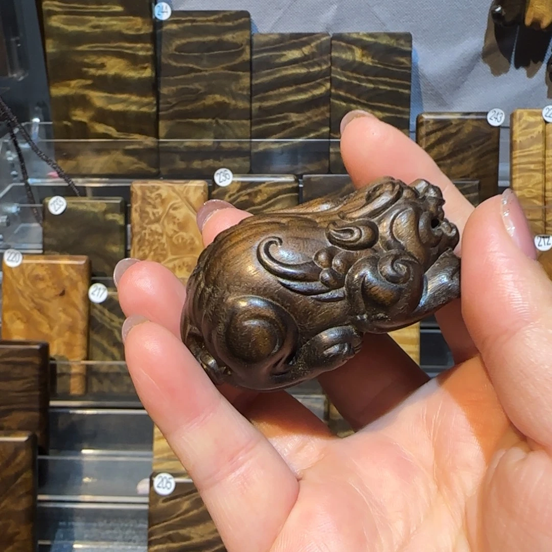 胡***涂楠木（金丝楠）把件金丝楠木小叶桢楠