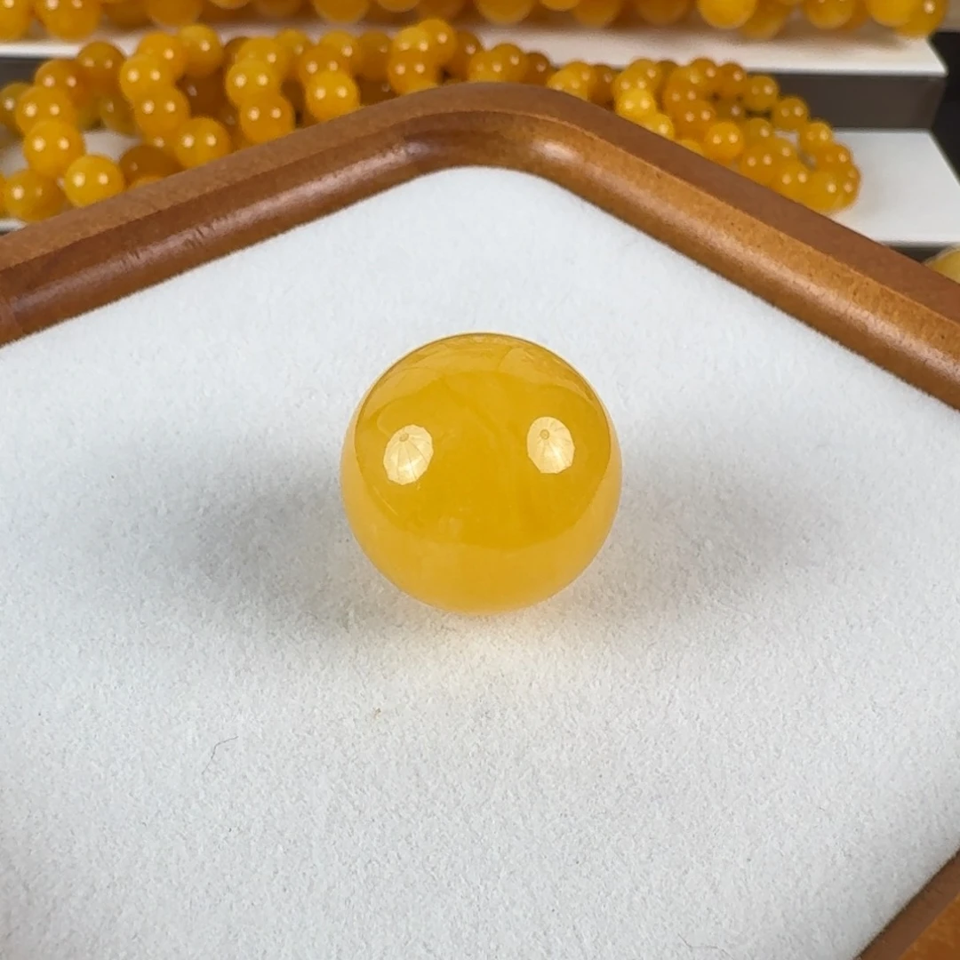 未镶嵌颈饰琥珀蜜蜡单珠
