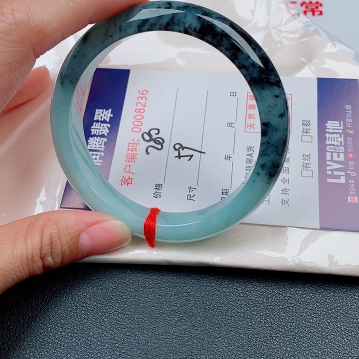 翡翠未镶嵌手镯天然缅甸A货翡翠手镯
