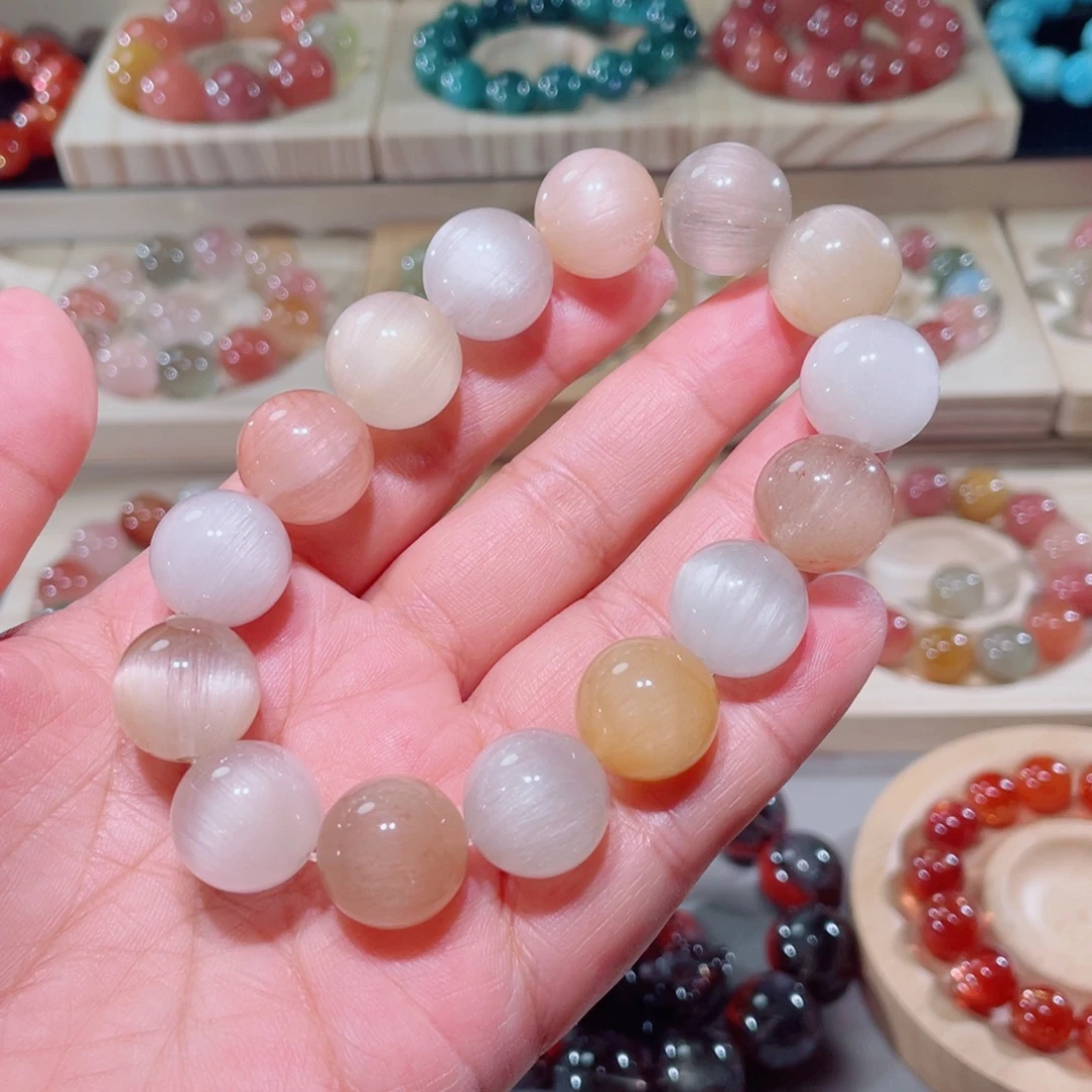 水晶手链未镶嵌兔毛手链