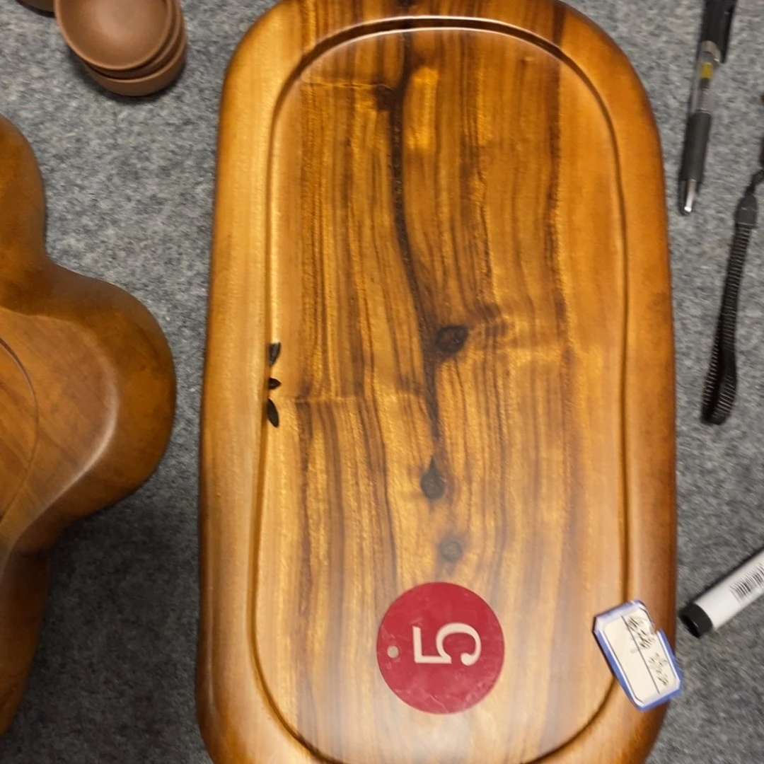 香樟木简约随形茶盘39×20