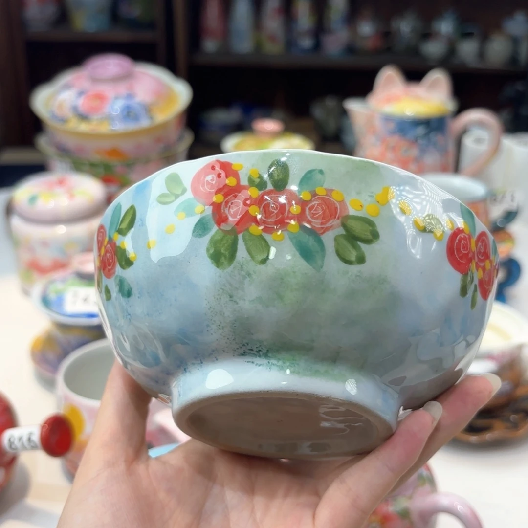 景德镇手绘高温釉下彩陶瓷茶具