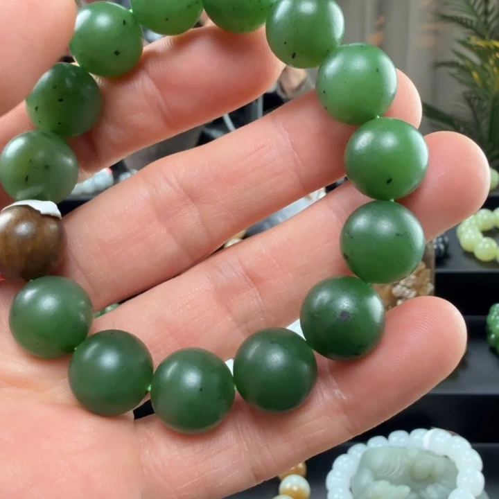 和田玉未镶嵌手链